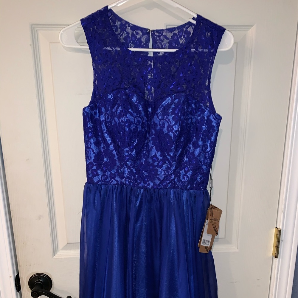 Royal blue semi-formal dress